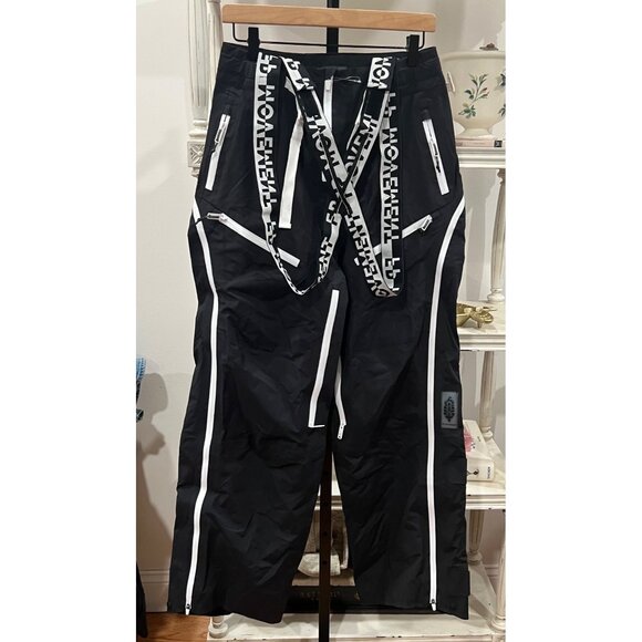 Free People  $498 Blizzard Bliss Shell Overalls Pants Size Small - Picture 4 of 5